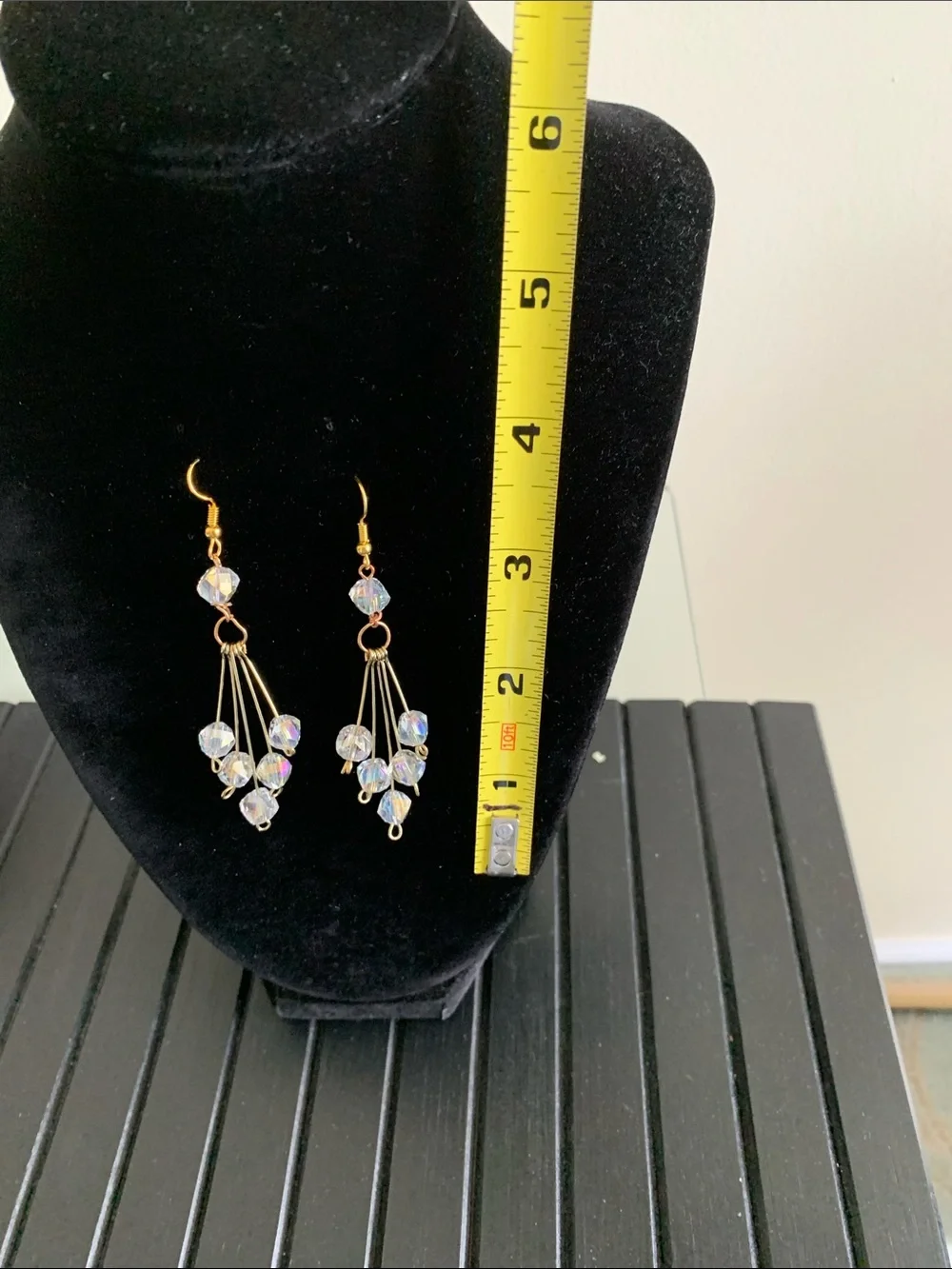 Aurora Crystal Drop Earrings chandelier Elegant unique